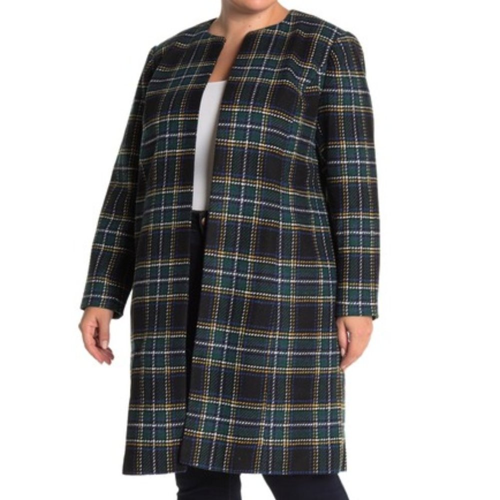 Calvin Klein Tweed Long Coat (22W & 14W)